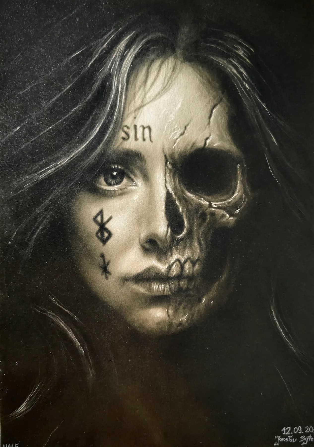 half face — Fotorealizm, pierwsza z serii